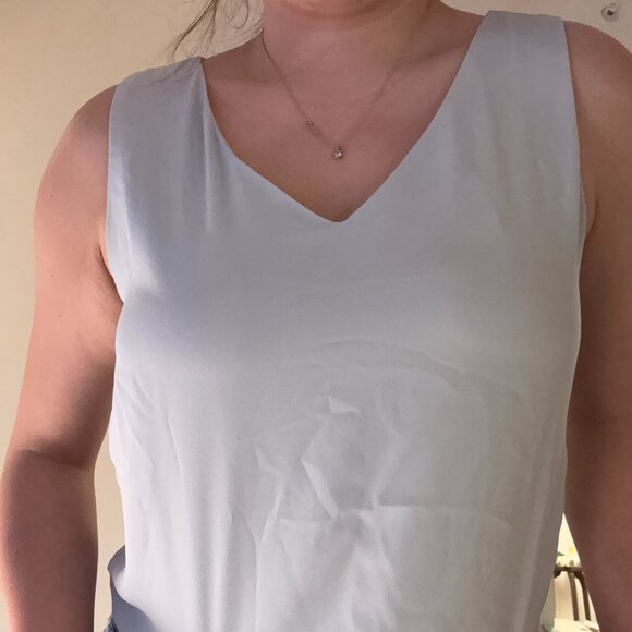 ARITZIA Babaton - Light Blue Blouse (Size M) - Picture 3 of 6
